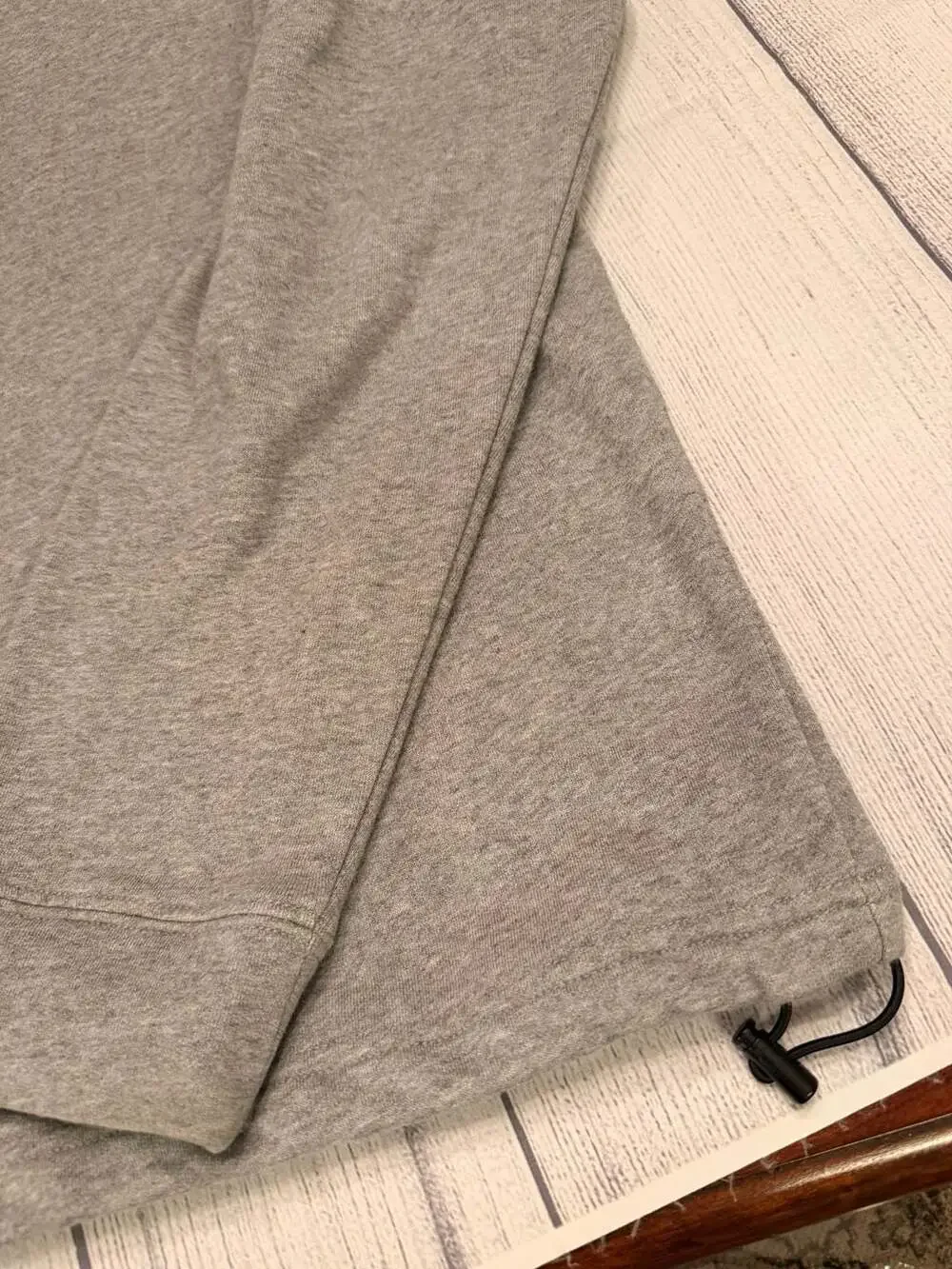 Dunning Golf Quarter-Zip Sweatshirt Size L Grey Embroidered Logo